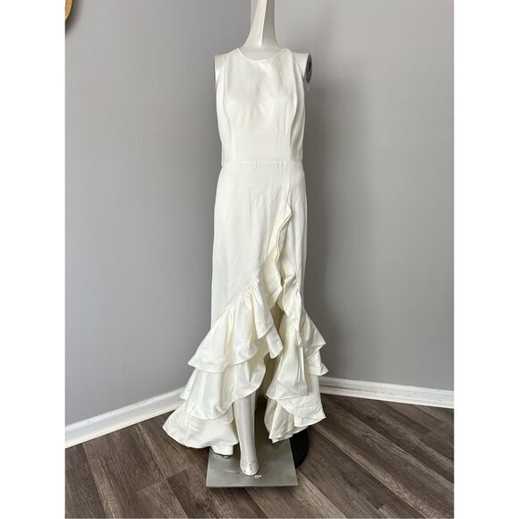 Bronx and Banco Paros Gown in White US 6 $620 - Picture 4 of 13